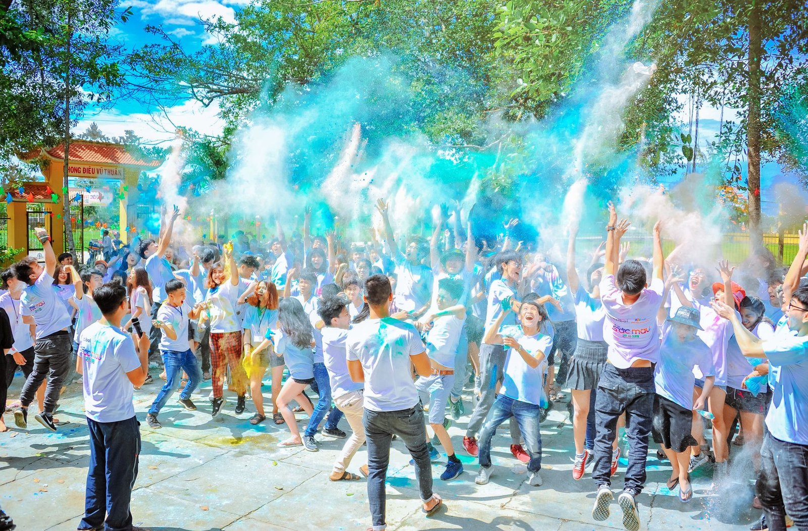 Holi celebration