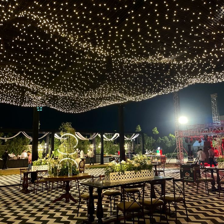 Night campus stage